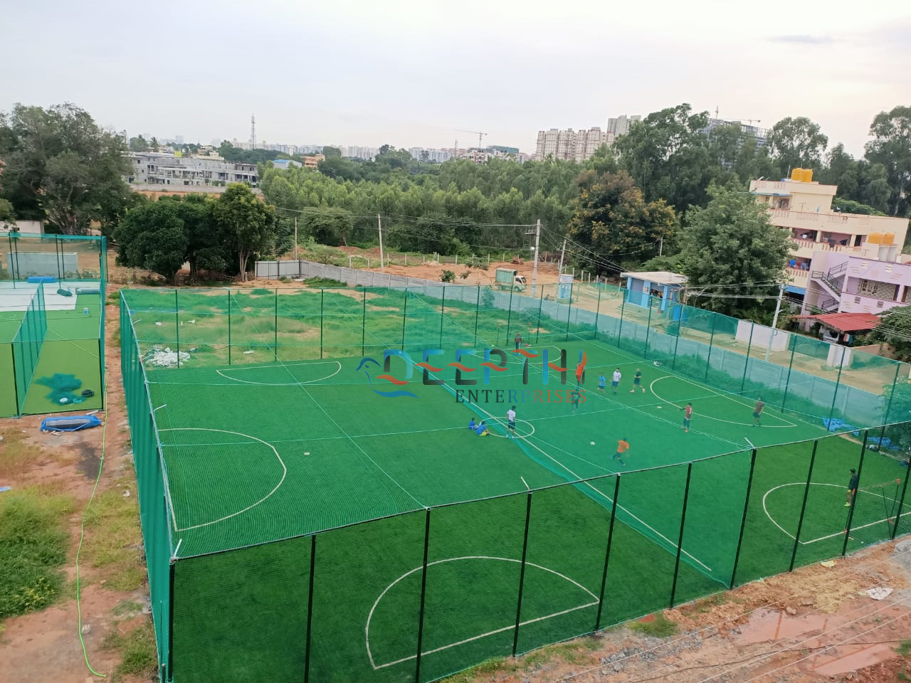 Football Net Installation