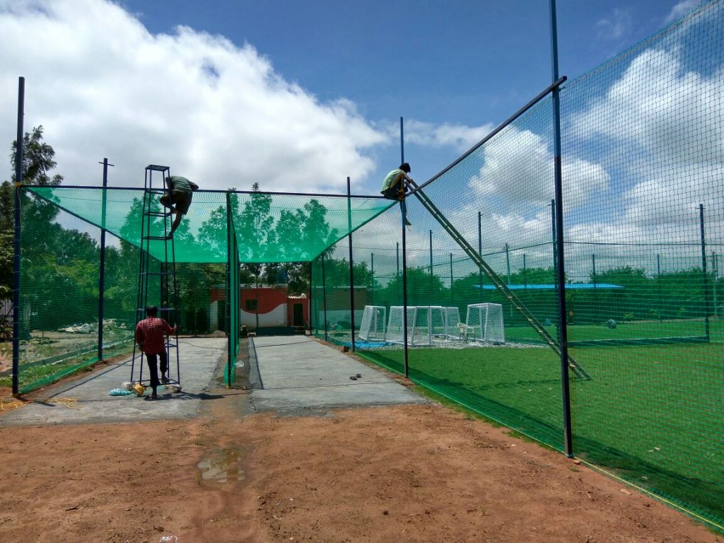 Outdoor Sports Net Installation