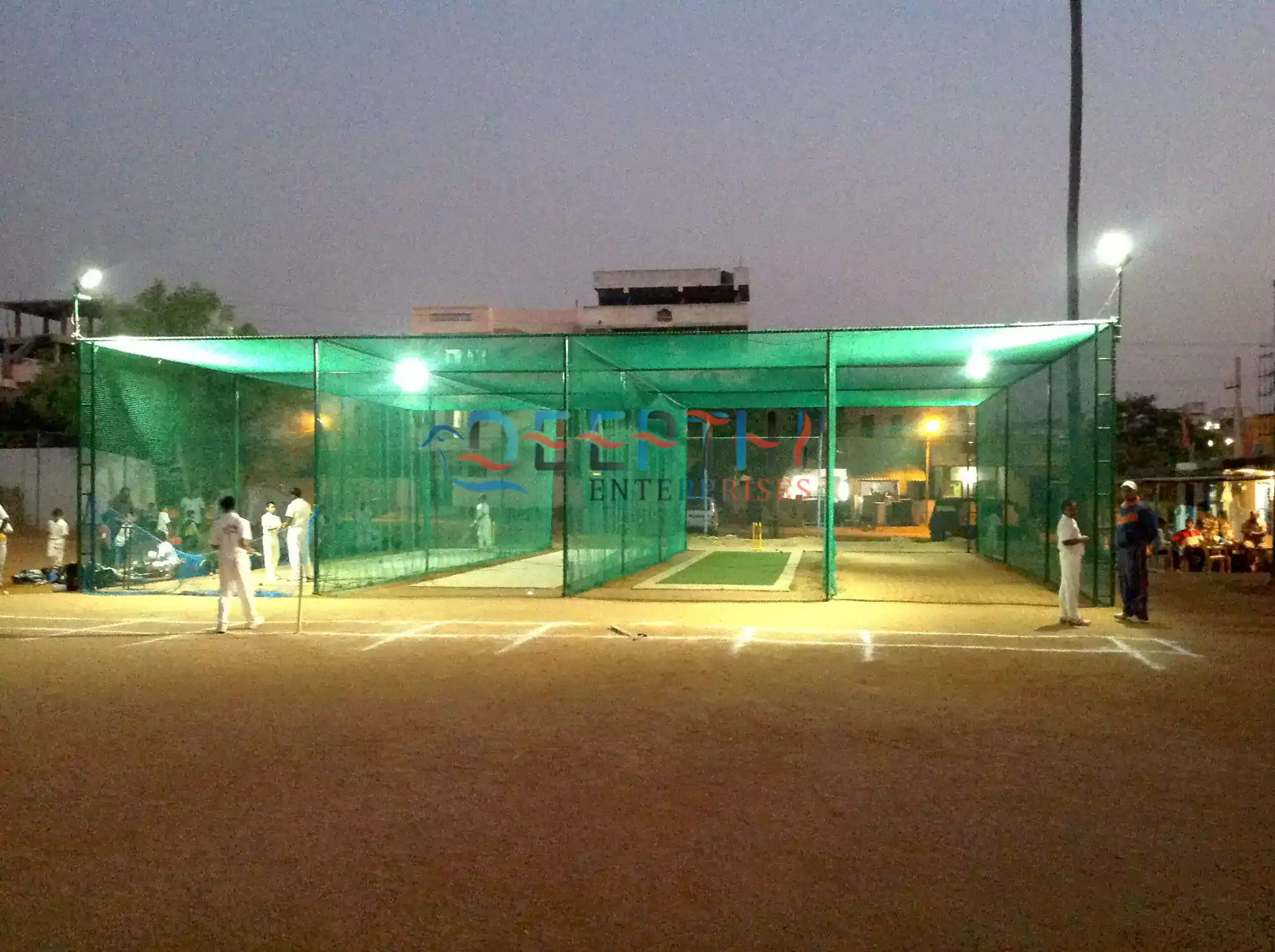 Our Door Cricket Net Installation
