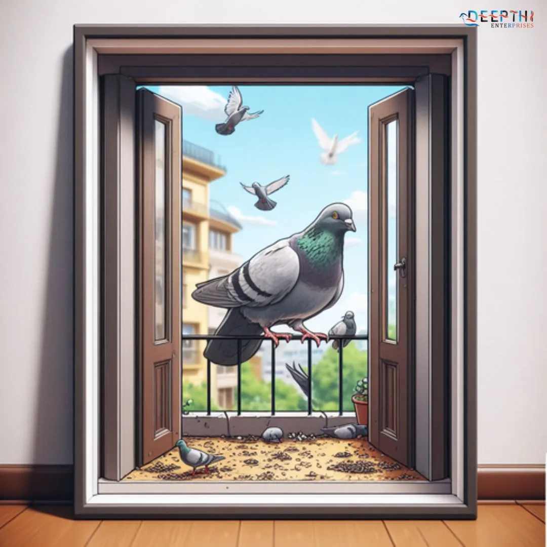 common pigeon issues on balcony